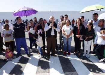 Avanza desarrollo de la zona norte: Alcalde Galindo inaugura vialidad en colonia Wenceslao