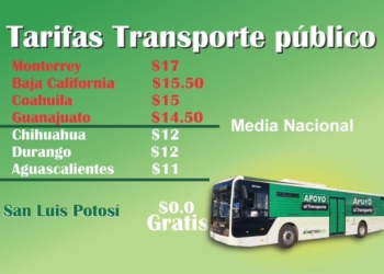 SAN LUIS POTOSÍ, A LA VANGUARDIA DEL TRANSPORTE PÚBLICO GRATUITO EN EL PAÍS