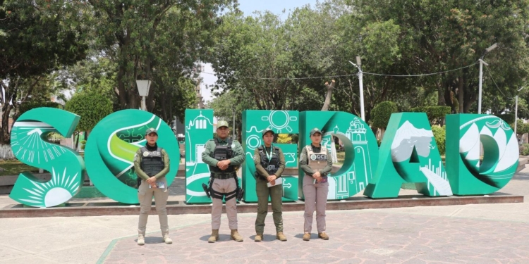 SECRETARIA DE SEGURIDAD ESTATAL Y SOLEDAD DE GRACIANO MANTIENEN LA PAZ Y TRANQUILIDAD EN ESTE MUNICIPIO  