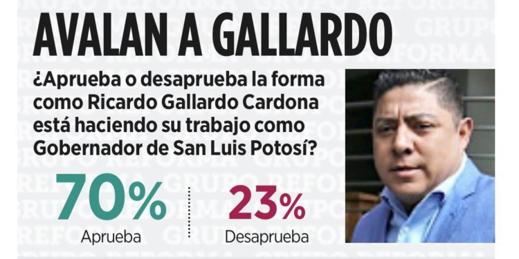POTOSINOS RESPALDAN A RICARDO GALLARDO CARDONA