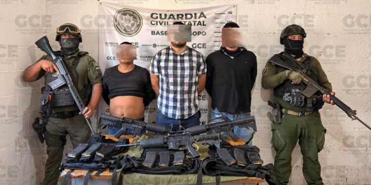 GUARDIA CIVIL ESTATAL DESARTICULA CÉLULA DELINCUENCIAL EN TAMASOPO