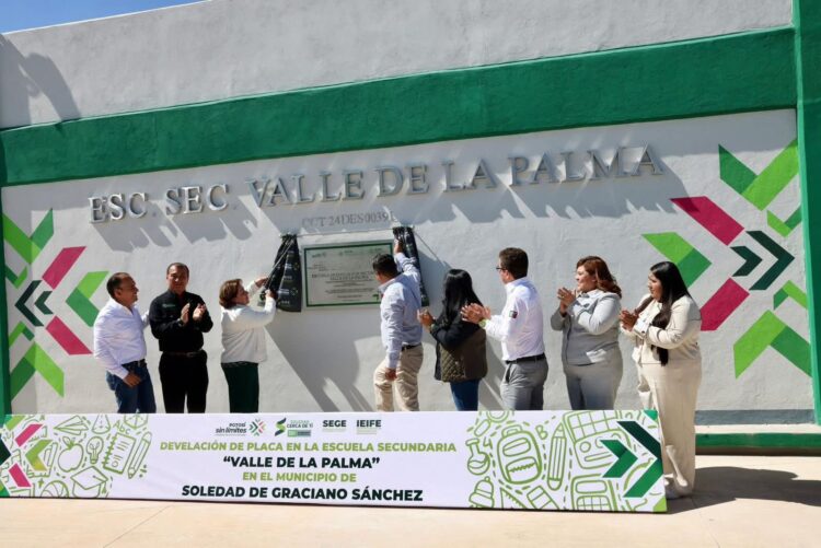 RICARDO GALLARDO IMPULSA LA INFRAESTRUCTURA EDUCATIVA EN SAN LUIS POTOSÍ