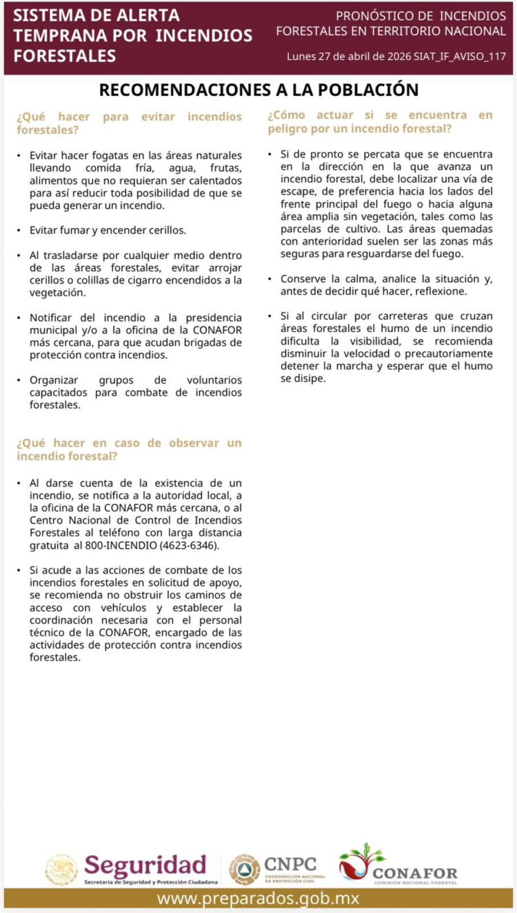 ESTADO REFUERZA RESPUESTA ANTE INCENDIOS FORESTALES