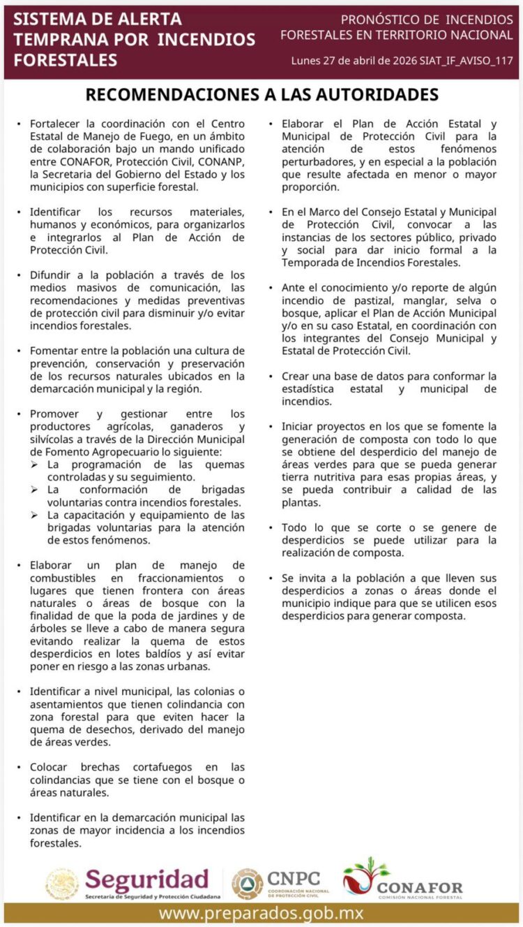ESTADO REFUERZA RESPUESTA ANTE INCENDIOS FORESTALES