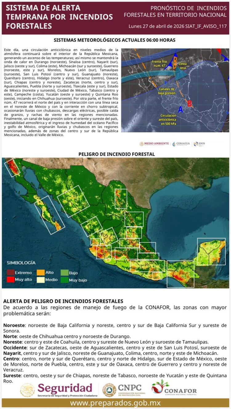 ESTADO REFUERZA RESPUESTA ANTE INCENDIOS FORESTALES