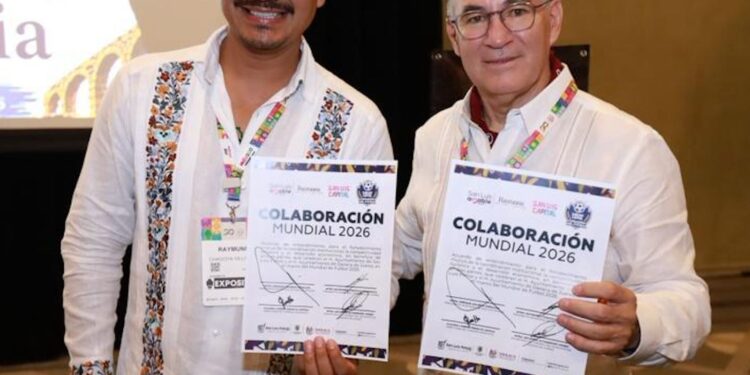 San Luis Capital firma alianza de promoción conjunta con la ciudad de Oaxaca, rumbo al Mundial 2026