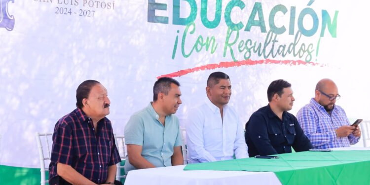 INAUGURAN NUEVA AULA EN TELESECUNDARIA DE PRESA DE SAN AGUSTÍN; IMPULSAN MEJORES ESPACIOS EDUCATIVOS