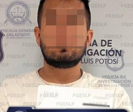 FISCALÍA POTOSINA CAPTURA A PROBABLE RESPONSABLE DE UN HOMICIDIO SUSCITADO EN LA CAPITAL