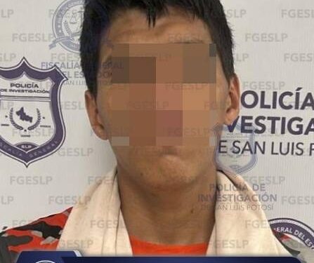 PDI DETIENE A EDGAR ADRIÁN “N” POR ROBO CALIFICADO EN LA CAPITAL POTOSINA