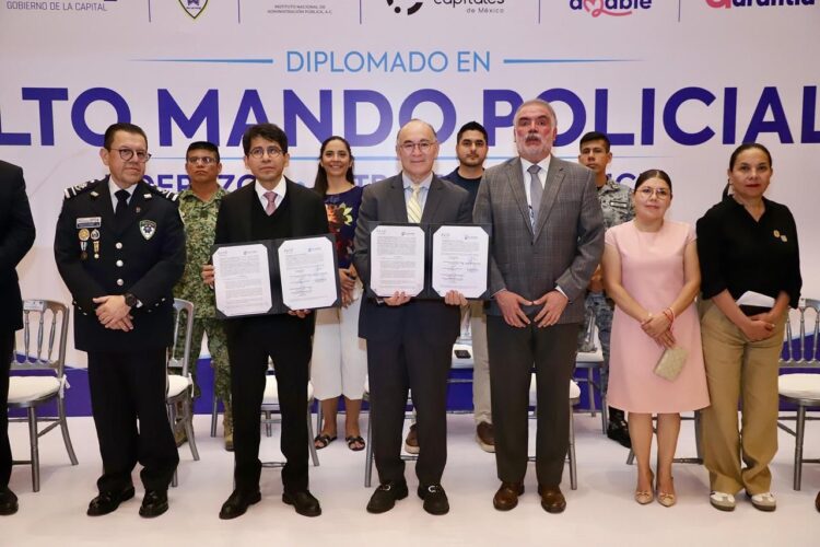 San Luis Capital e INAP realizan Diplomado Nacional en Alto Mando Policial