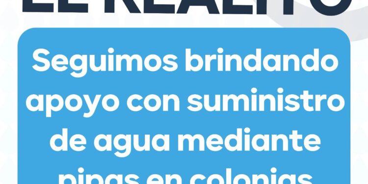 Suman siete días sin agua de “El Realito” en la quinta falla del año