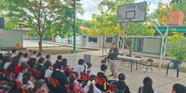 GUARDIA CIVIL ESTATAL FORTALECE LA PREVENCIÓN EN ESCUELAS DE LA ZONA MEDIA
