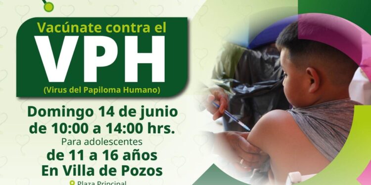 GOBIERNO ESTATAL REFUERZA VACUNACIÓN CONTRA EL VIRUS DEL PAPILOMA HUMANO