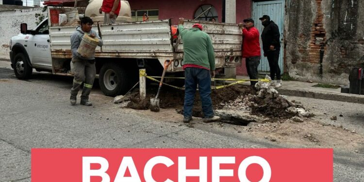 INTERAPAS repara fuga y restituye pavimento en Las Piedras
