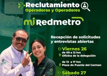 GOBIERNO ESTATAL INICIA RECLUTAMIENTO DE OPERADORES PARA REDMETRO EN RIOVERDE