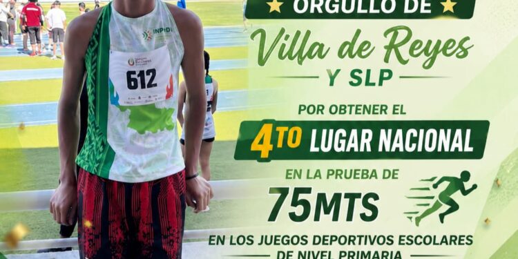 VILLA DE REYES CELEBRA PARTICIPACIÓN DE SUS ESTUDIANTES EN JUEGOS NACIONALES; LOGRAN CUARTO LUGAR EN ATLETISMO