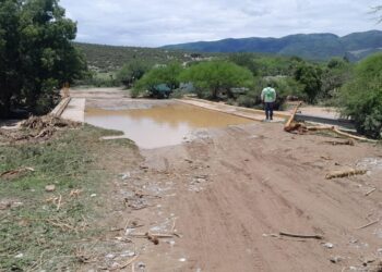 GOBIERNO ESTATAL EVALÚA Y ATIENDE AFECTACIONES POR LLUVIAS EN CAMINOS DEL ALTIPLANO