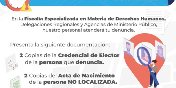 NO LOCALIZACIÓN DE PERSONAS PUEDE DENUNCIARSE INMEDIATAMENTE: FISCALÍA POTOSINA