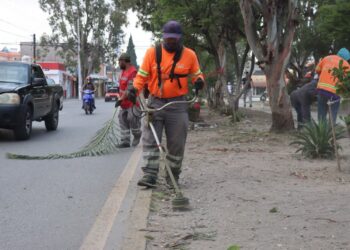 Gobierno de la Capital intensifica mantenimiento de vialidades y áreas verdes