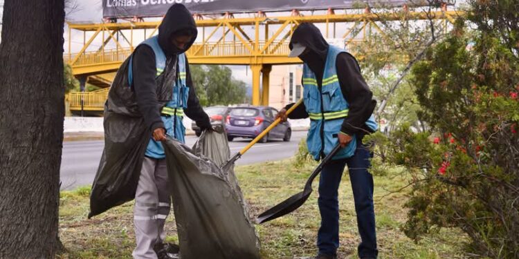 Gobierno de la Capital continúa con las labores de mantenimiento a la Avenida Salvador Nava