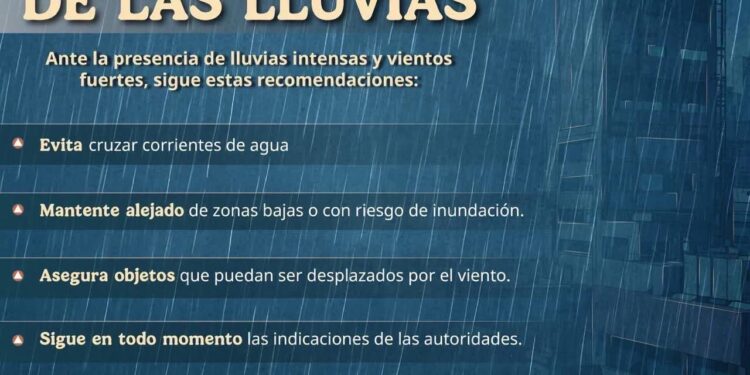 GOBIERNO DEL ESTADO CON MONITOREO Y COORDINACIÓN PERMANENTE ANTE LLUVIAS