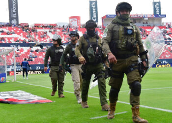 MÁS DE 500 AGENTES RESGUARDARÁN PARTIDO ENTRE ATLÉTICO DE SAN LUIS Y SANTOS EL DIA DE HOY