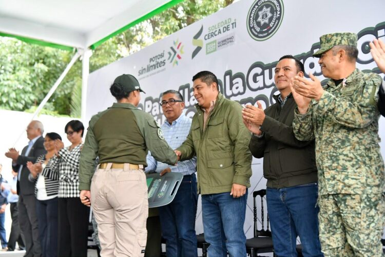 CON EL RESPALDO DEL GOBERNADOR RICARDO GALLARDO, SOLEDAD AMPLÍA SU CAPACIDAD DE SEGURIDAD