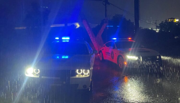 GRAN DESPLIEGUE DE LA GUARDIA CIVIL ESTATAL PARA BRINDAR APOYOS A LAS FAMILIAS ANTE LLUVIAS