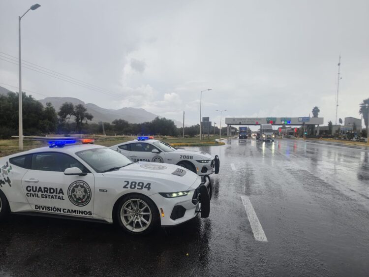 GRAN DESPLIEGUE DE LA GUARDIA CIVIL ESTATAL PARA BRINDAR APOYOS A LAS FAMILIAS ANTE LLUVIAS