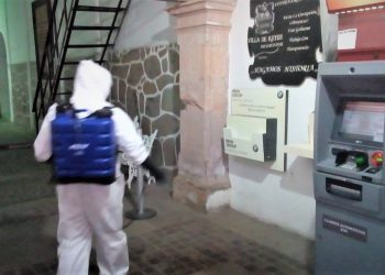 Inicia programa de sanitización en espacios públicos de Villa de Reyes