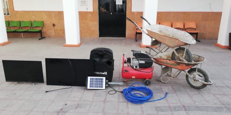 Policía municipal de Villa de Zaragoza logra recuperación de varios artículos robados