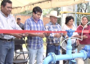 Se realiza la inauguración de un nuevo pozo en la comunidad de Alberto Carreras Torres por parte de Antorcha Campesina