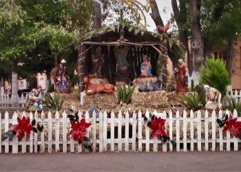 LA NAVIDAD SE REFLEJA EN EL JARDÍN DE VILLA DE REYES