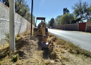 AMPLIACIÓN DE RED DE AGUA POTABLE INICIA EN COMUNIDAD DE MACHEROS