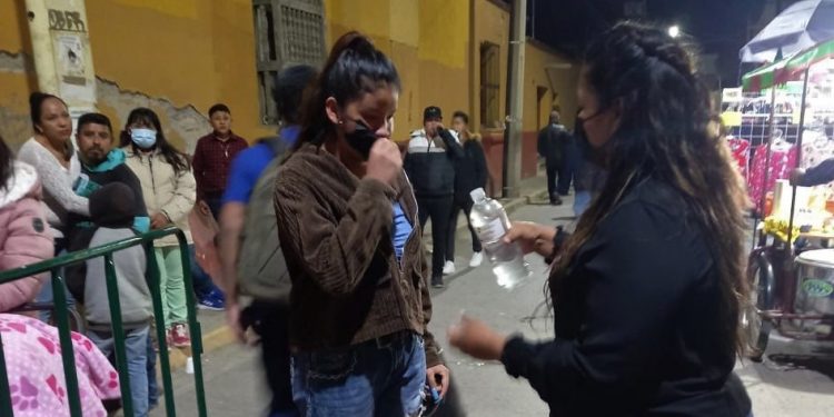 SE COLOCAN FILTROS SANITARIO EN LAS ENTRADAS A LA FEREVILLA