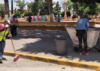 “VILLA DE REYES LIMPIO”, PROGRAMA QUE MANTIENE AL MUNICIPIO EN ÓPTIMAS CONDICIONES.