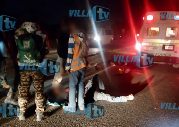 CAMIONETA EMBISTE A MOTOCICLISTAS SOBRE LA CARRETERA 37, HAY DOS LESIONADOS