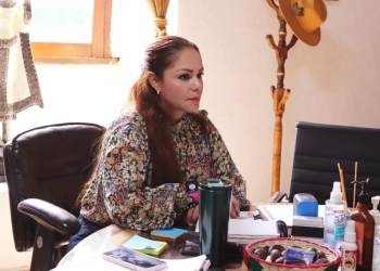 Todo listo para el 1er. Informe de Gobierno de Erika Briones
