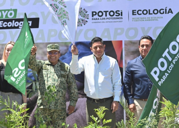CON UN MILLÓN DE ÁRBOLES, GOBERNADOR ARRANCA REFORESTACIÓN DE SLP