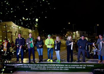 RICARDO GALLARDO INAUGURA AVENIDA DE LAS TORRES