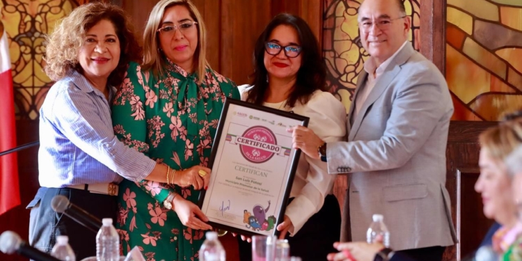 SERVICIOS DE SALUD EN EL ESTADO CERTIFICAN AL GOBIERNO DE LA CAPITAL COMO MUNICIPIO PROMOTOR DE LA SALUD