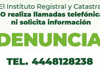 INSTITUTO REGISTRAL Y CATASTRAL ALERTA SOBRE LLAMADAS FALSAS
