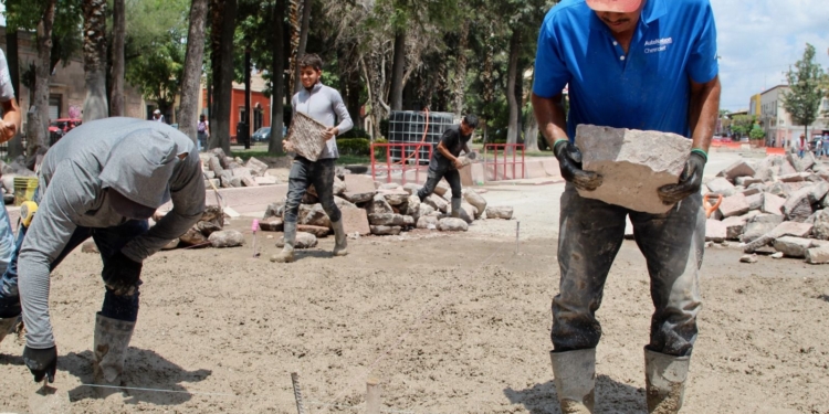 GOBIERNO DE LA CAPITAL AVANZA EN LA OBRA DEL PASEO ESMERALDA, EN LA CALZADA DE GUADALUPE