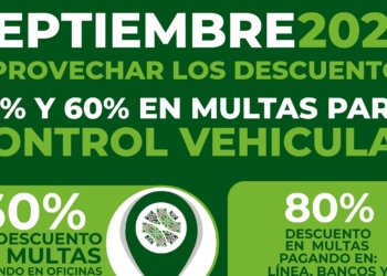 LA SEFIN EXTIENDE UN MES PROGRAMAS DE DESCUENTOS EN MULTAS DE CONTROL VEHICULAR