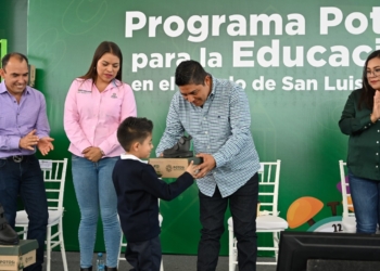 PROGRAMA POTOSÍ PARA LA EDUCACIÓN BRINDA MÁS APOYO A ESTUDIANTES POTOSINOS