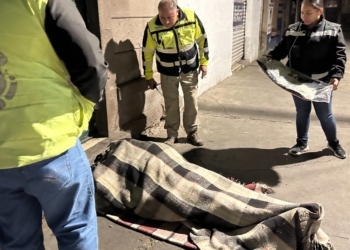 EN SITUACIÓN DE CALLE POR BAJAS TEMPERATURAS