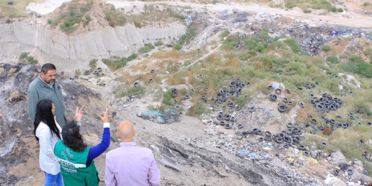 GOBIERNO DE VILLA DE POZOS Y SEGAM CLAUSURAN TIRADERO CLANDESTINO