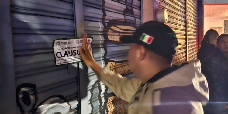 EN OPERATIVO CLAUSURA EJECUTIVO ESTATAL, CUATRO CENTROS NOCTURNOS