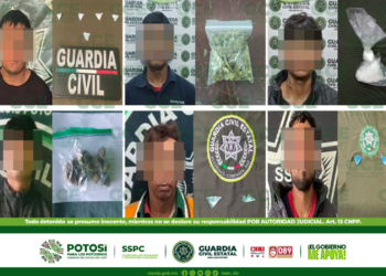 GUARDIA CIVIL ESTATAL DETIENE A 17 PERSONAS POR LA PRESUNTA POSESIÓN DE ENERVANTES