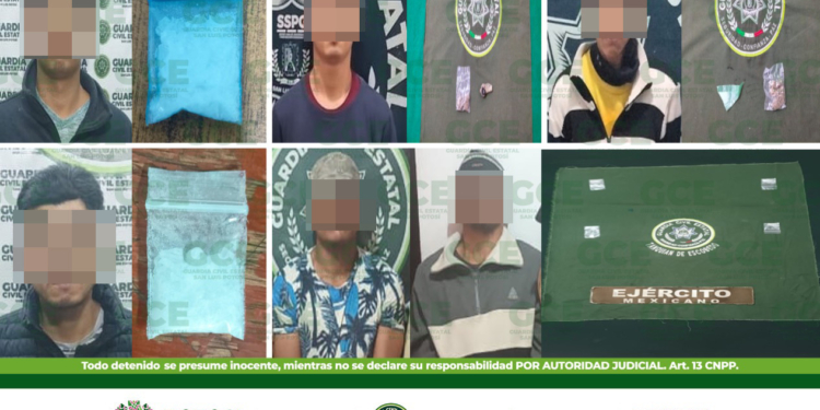 POR SUPUESTOS DELITOS CONTRA LA SALUD, 24 PERSONAS SON CAPTURADAS POR LA GUARDIA CIVIL ESTATAL